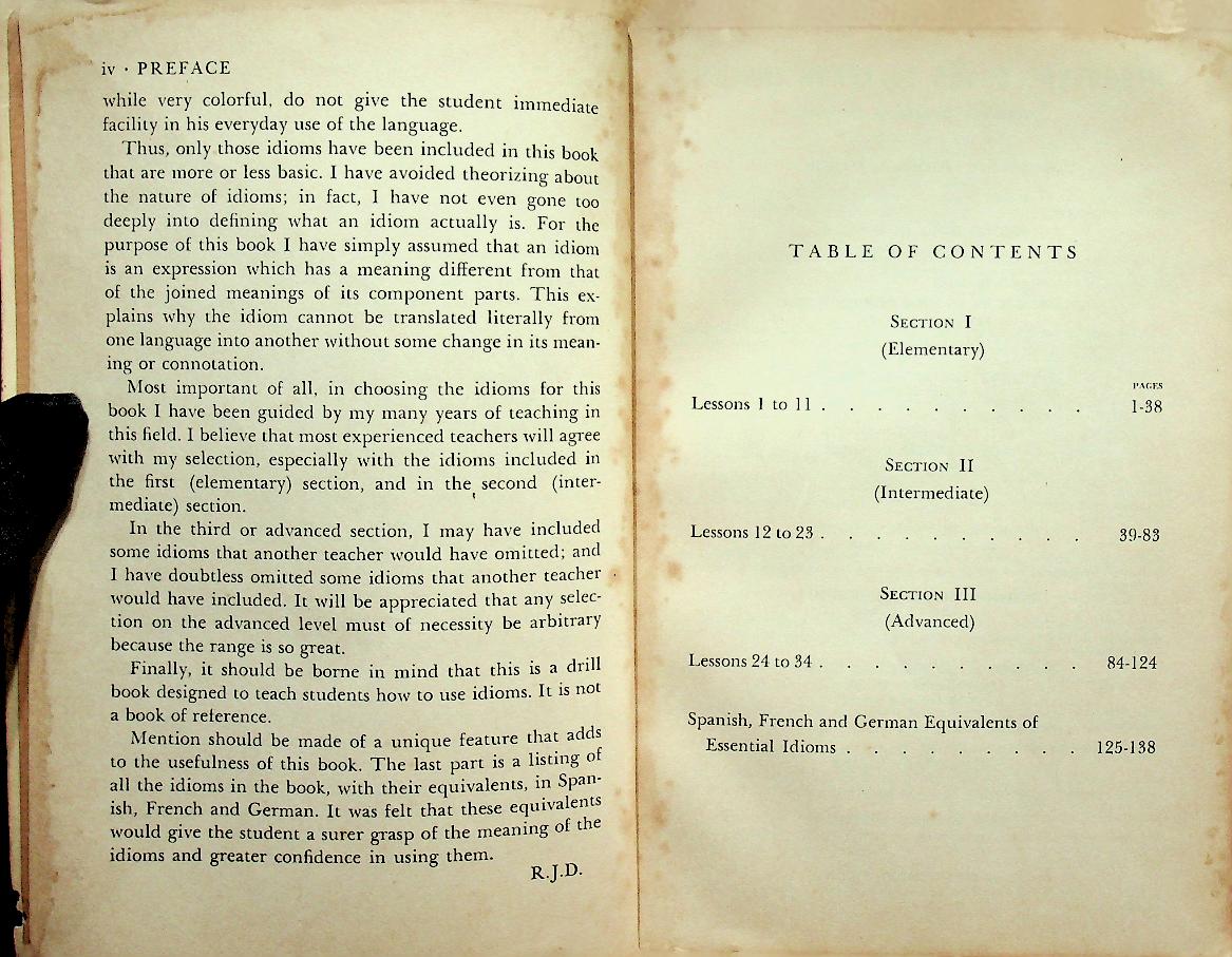 ESSENTIAL IDIOMS in ENGLISH for the Foreign Born