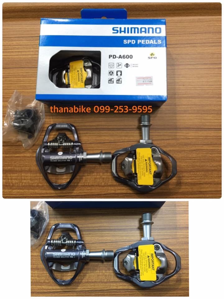 บันไดครีทเสือภูเขา SHIMANO PD-A600 SPD Pedals