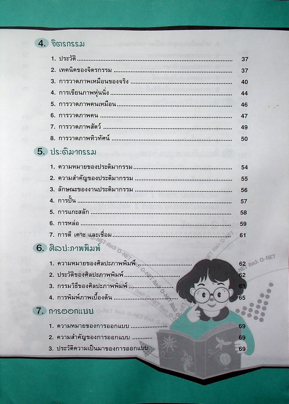 สรุปความรู้รวบยอด ม.4-5-6 ฉบับพิชิต O-NET ม.6 ศิลปะ