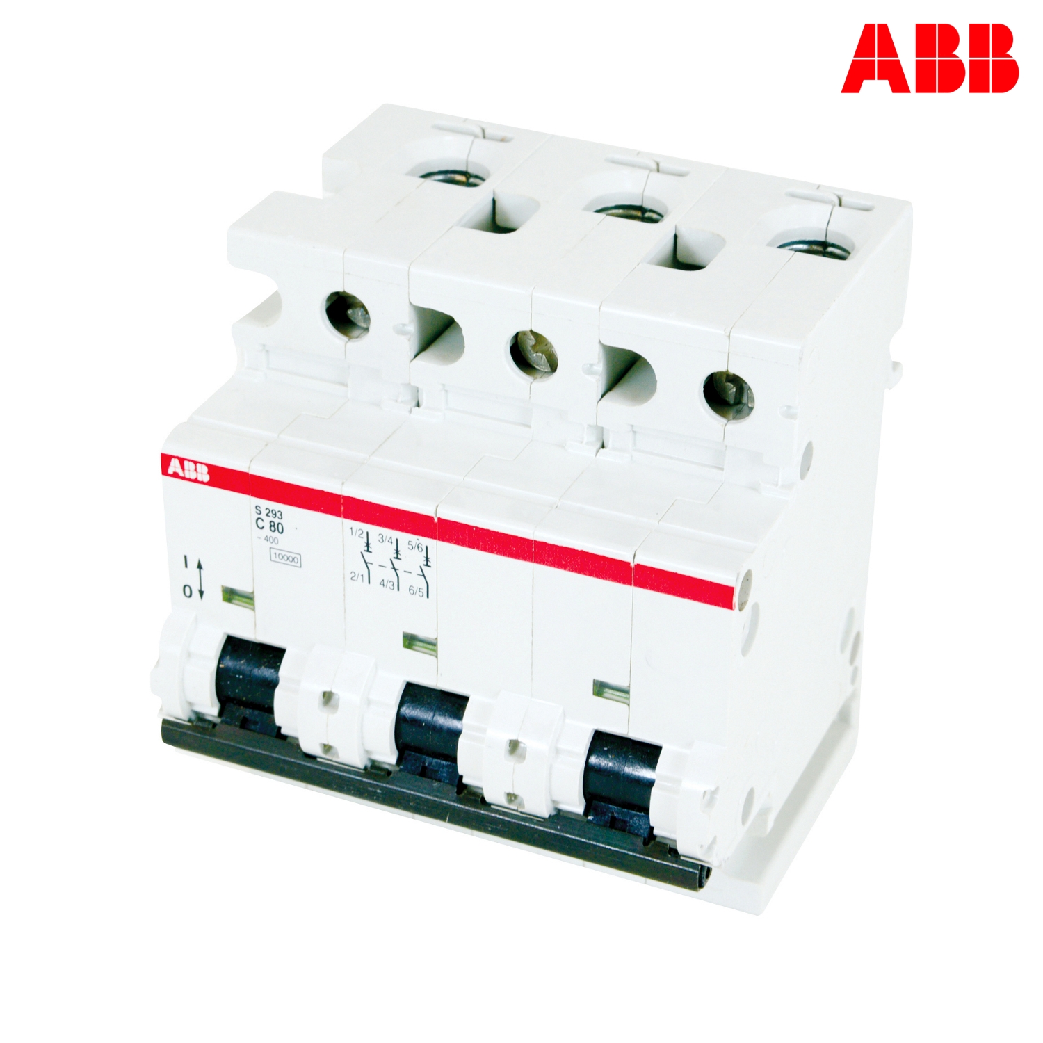 ABB S293-C80 เซอร์กิตเบรกเกอร์ MCB 80Amp 3Pole 10kA