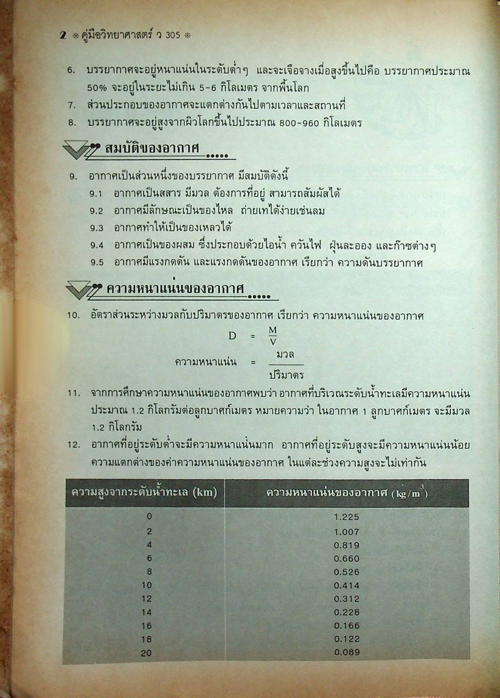 คู่มือวิทยาศาสตร์ ชั้นมัธยมศึกษาปีที่ 3 ว 305