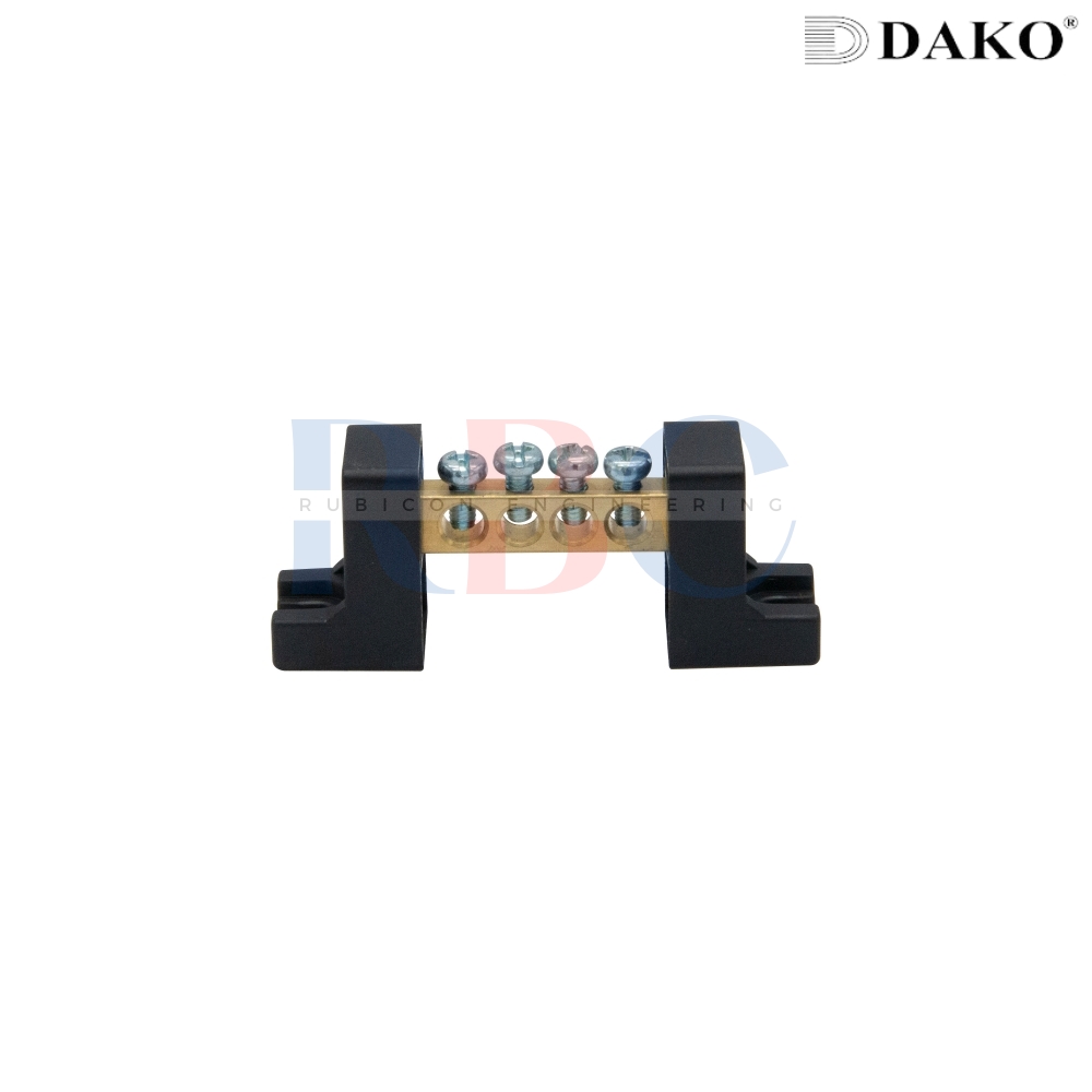 "DAKO" ขั้วต่อสายดิน บาร์กราวด์ สำหรับใช้ในตู้คอนโทรล (GROUNDING BUS–BAR)
