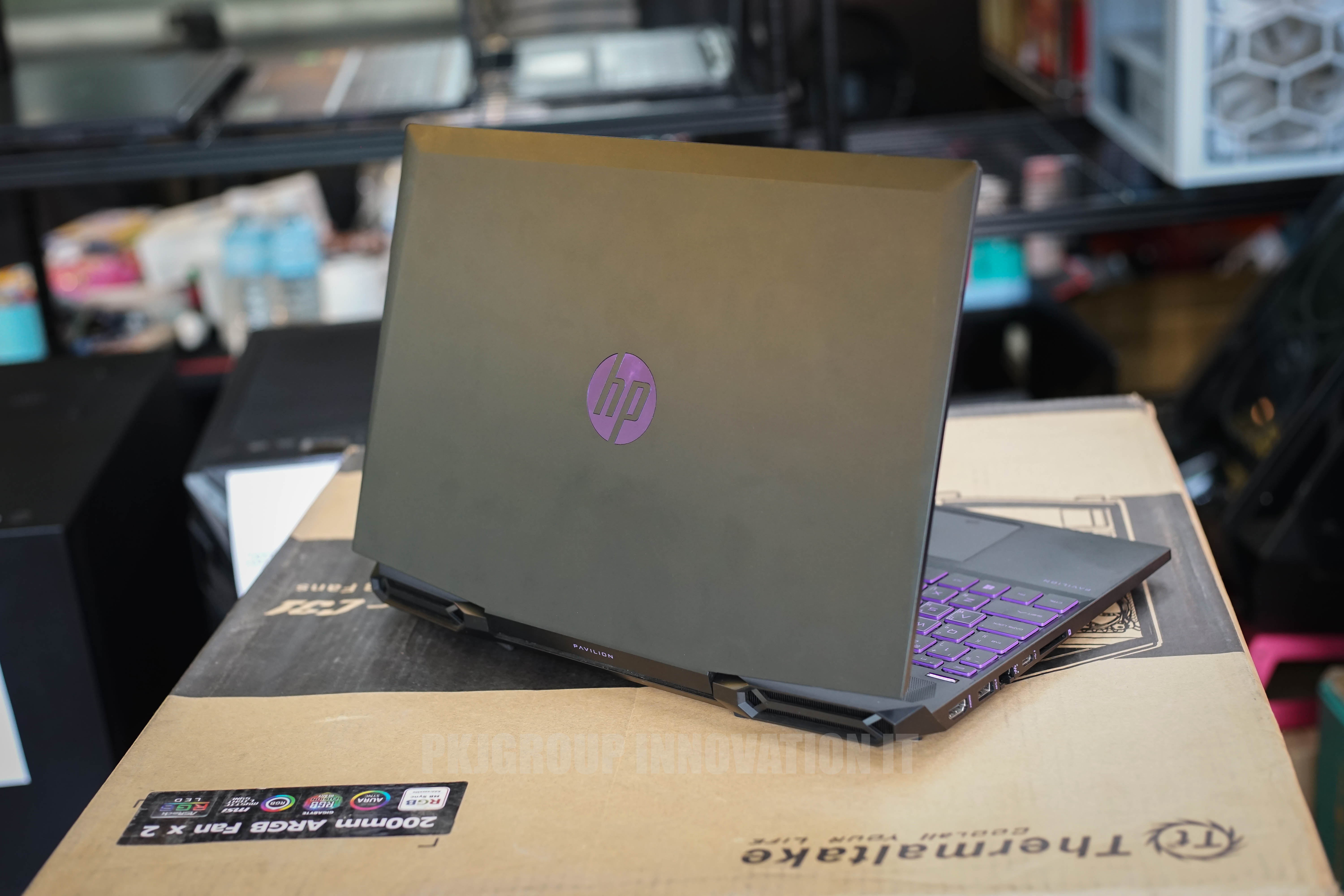 โน๊ตบุ๊คมือสอง HP Pavilion 15-dk0146TX Intel core i5-9300H RAM 16 GB SSD 250 GB GTX1650