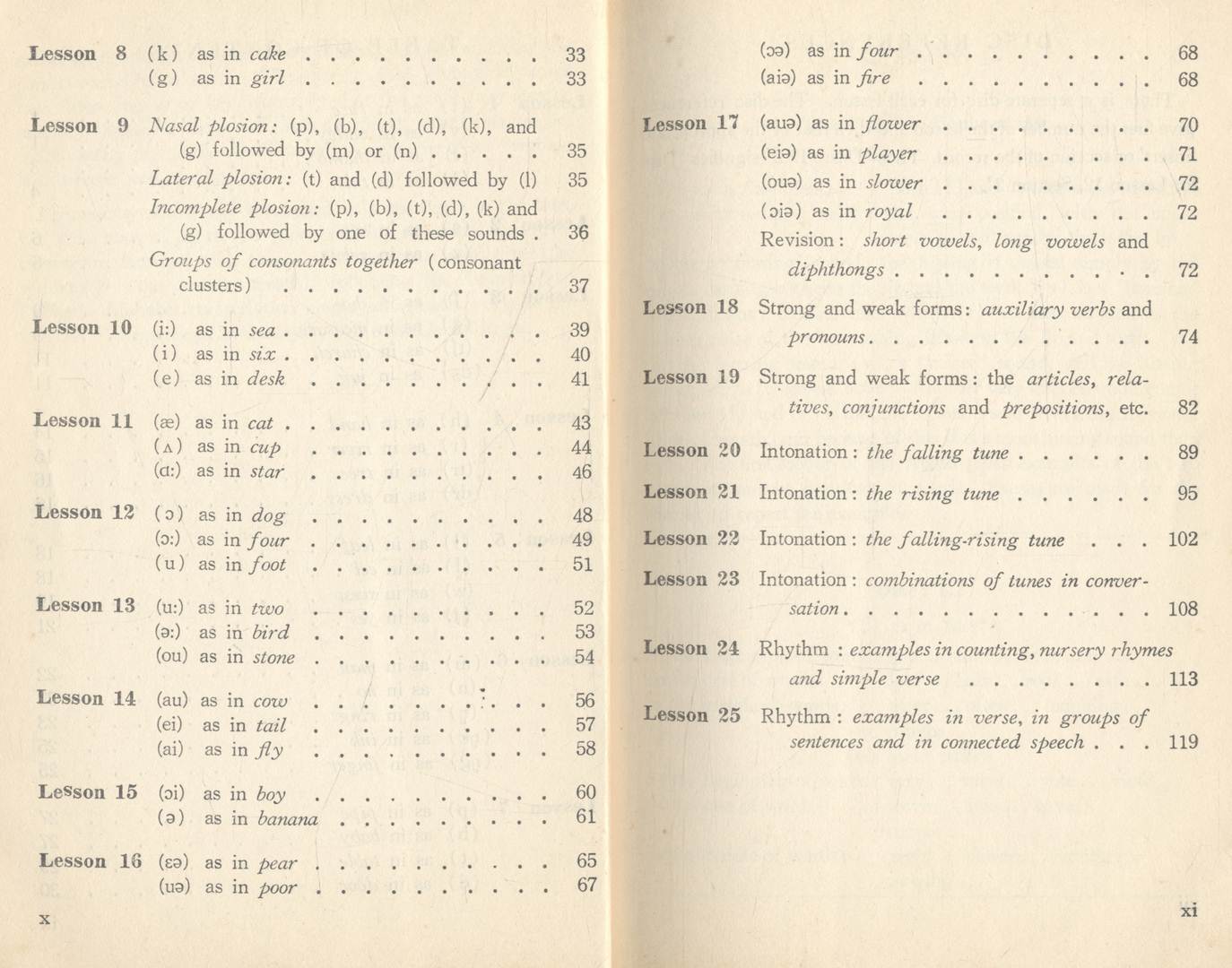 A Course of English Pronunciation