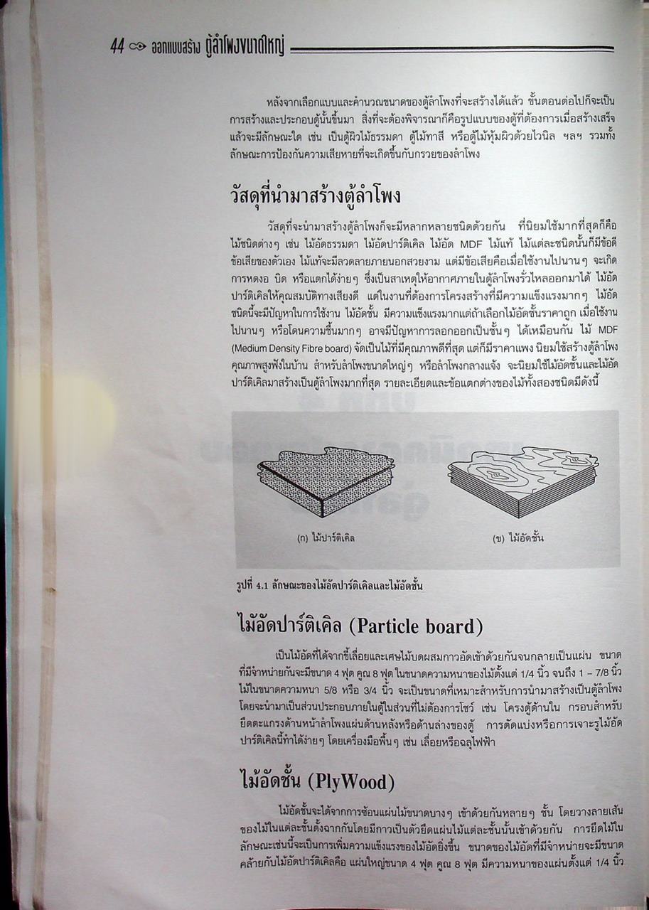 ออกแบบสร้าง ตู้ลำโพงขนาดใหญ่