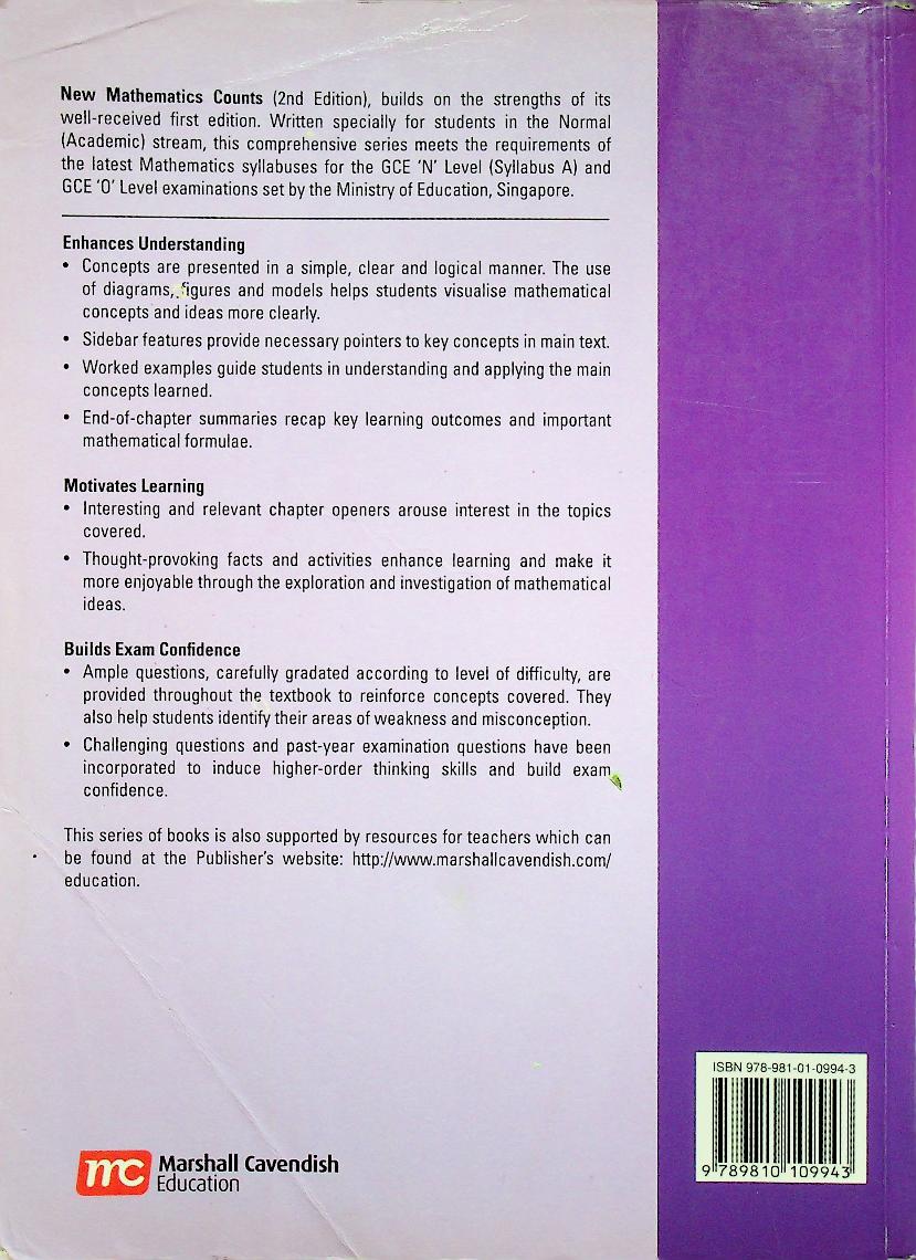 New Mathematics Counts Secondary 4 Normal (Academic)