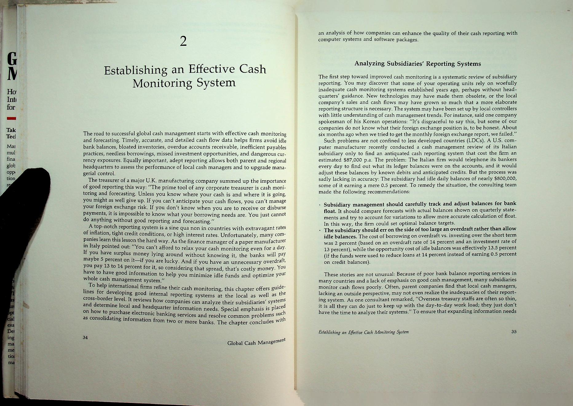 Global Cash Management