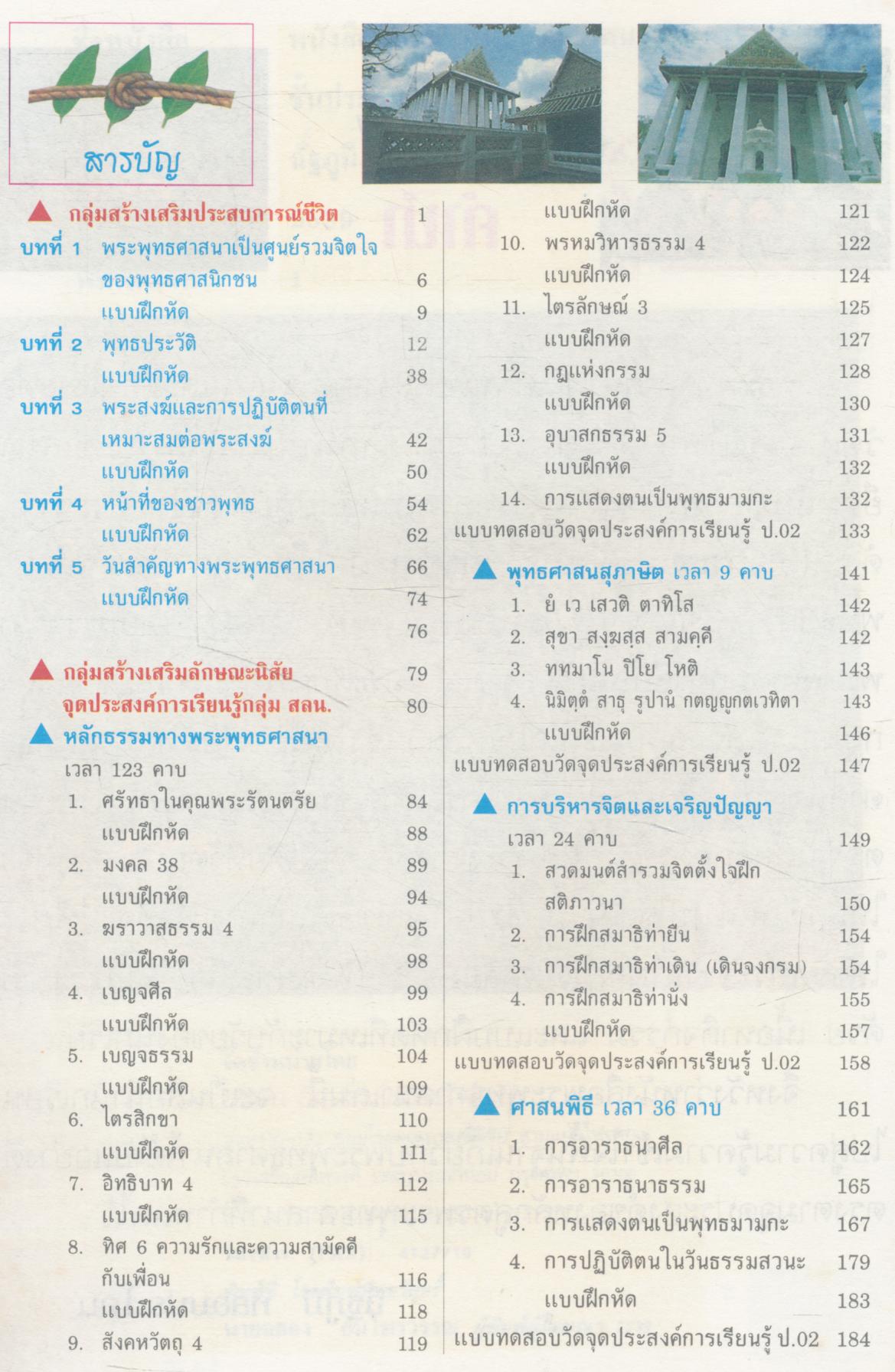หนังสือเรียนพระพุทธศาสนา ชั้นประถมศึกษาปีที่ ๔