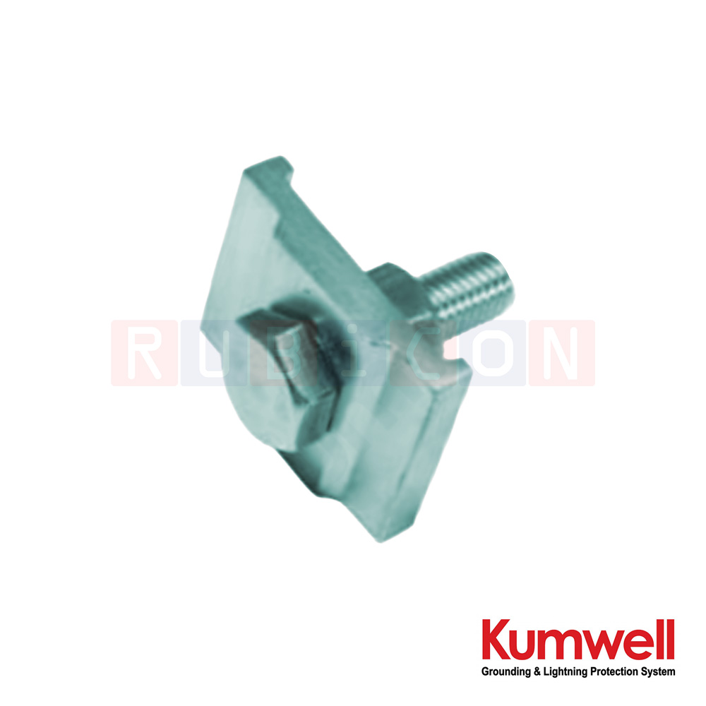 KUMWELL LPTBC-A แคล้มจับสาย แคล้มจับเทป (Tape Clamp) Tape Size 25x3 mm, Aluminium
