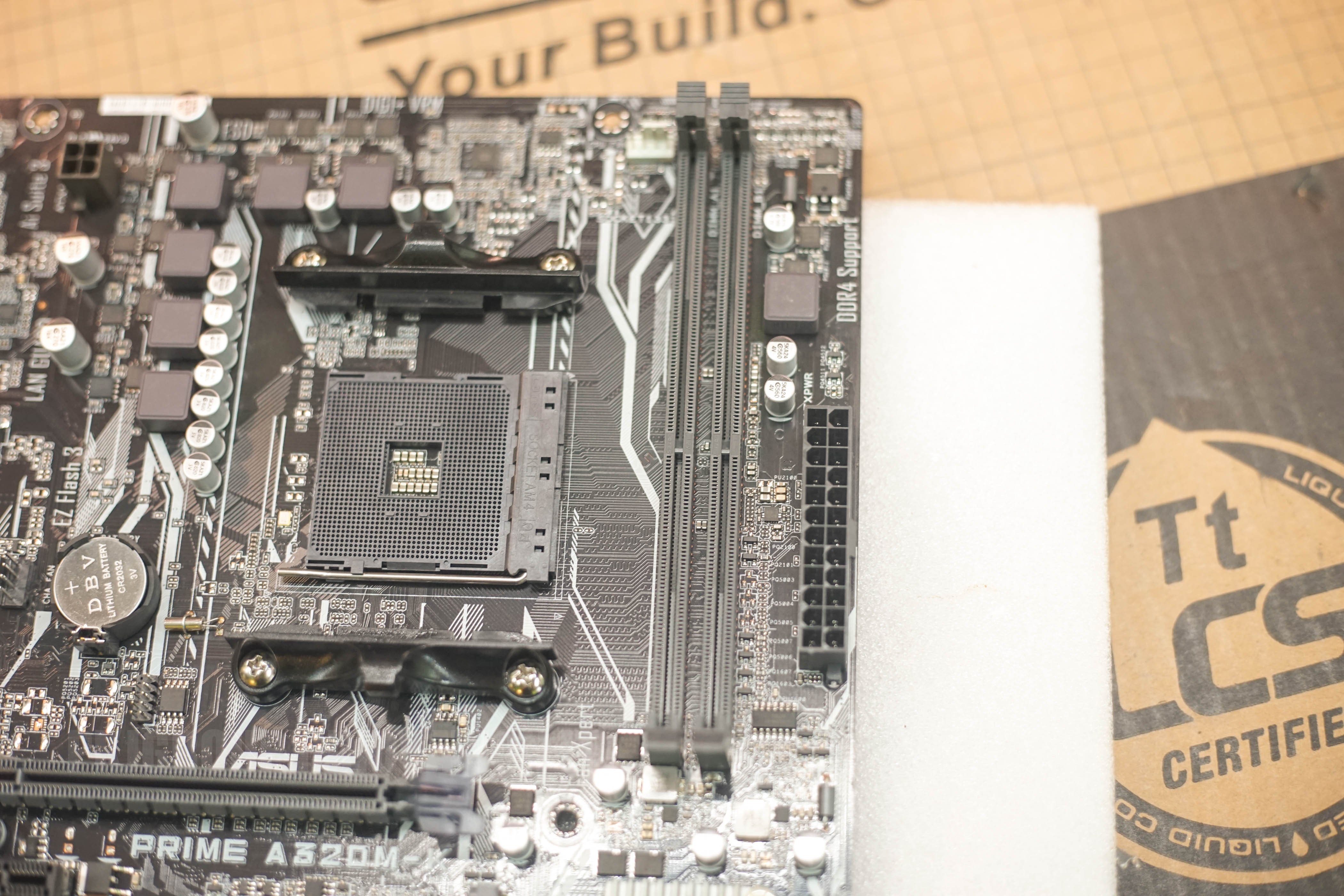 Mainboard เก่าเก็บAsus Prime A320M-K (DDR4) (SOCKET AM4) (MICRO-ATX) สำหรับขา AM4