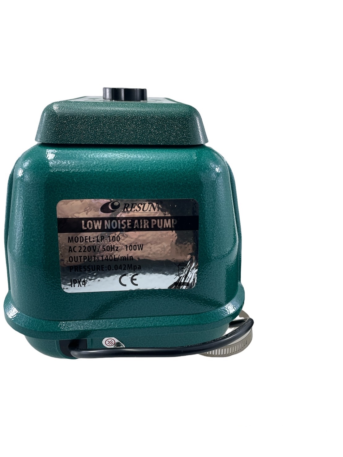 ปั๊มลมบ่อปลา RESUN LP100 Low Noise Air เครื่องเติมอากาศแอร์ปั๊มแรงลม 150 ลิตร/นาที ของแท้จากบริษัทรีซัน