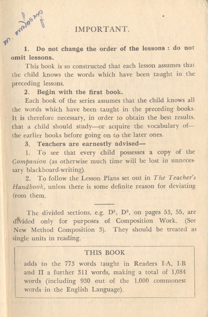 THE NEW METHOD READERS 3