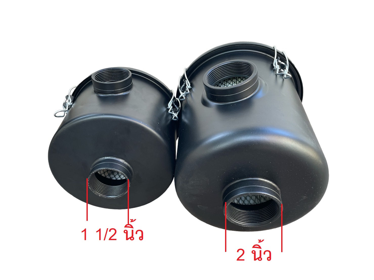 Vacuum filter สำหรับ Ring Blower หรือปั๊ม Vacuum แบบอื่นๆต่อเข้ากับ Inlet ของเครื่อง (Inlet dust filter )
