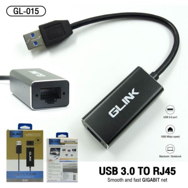 ตัวแปลง USB 3.0 To Lan Gigabit