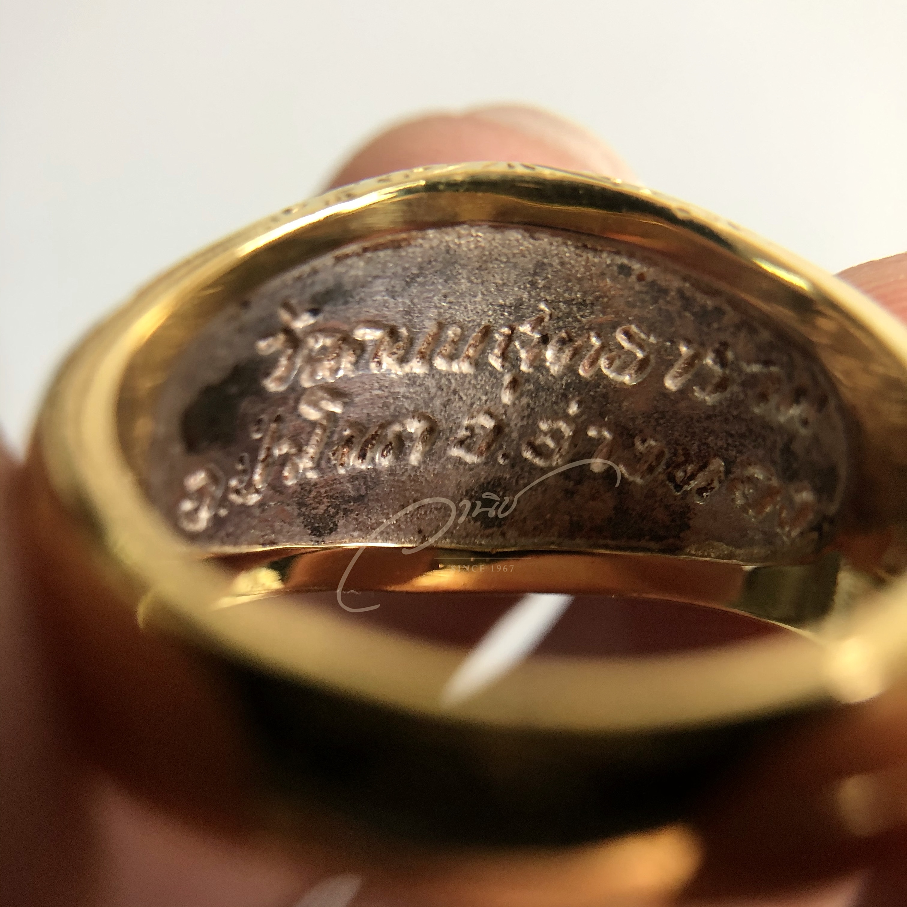 แหวนหลวงพ่อพุทธรำพึง วัดถนนสุทธาราม จ.อ่างทอง