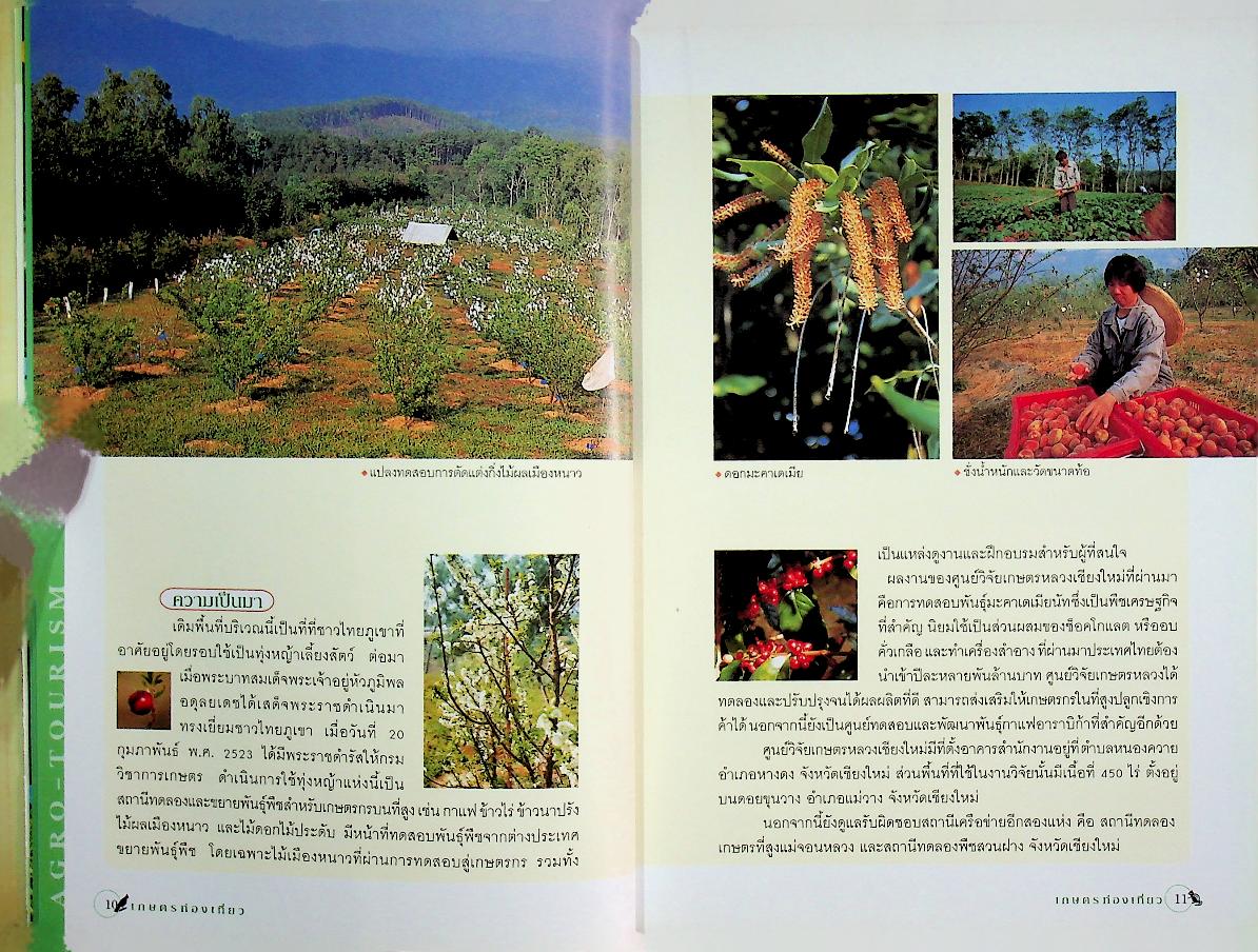 คู่มือการท่องเที่ยว เกษตรท่องเที่ยว