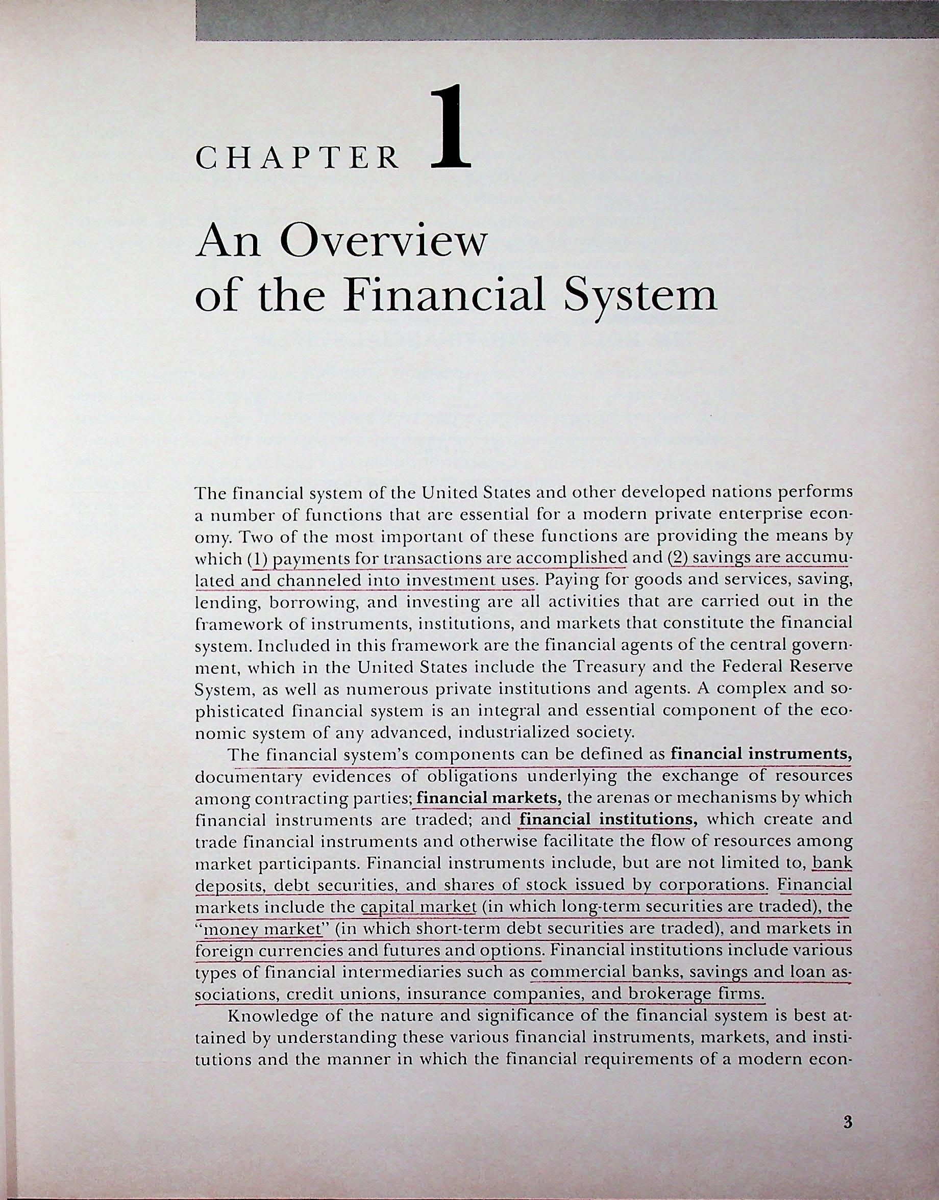 THE FINANCIAL MARKETPLACE