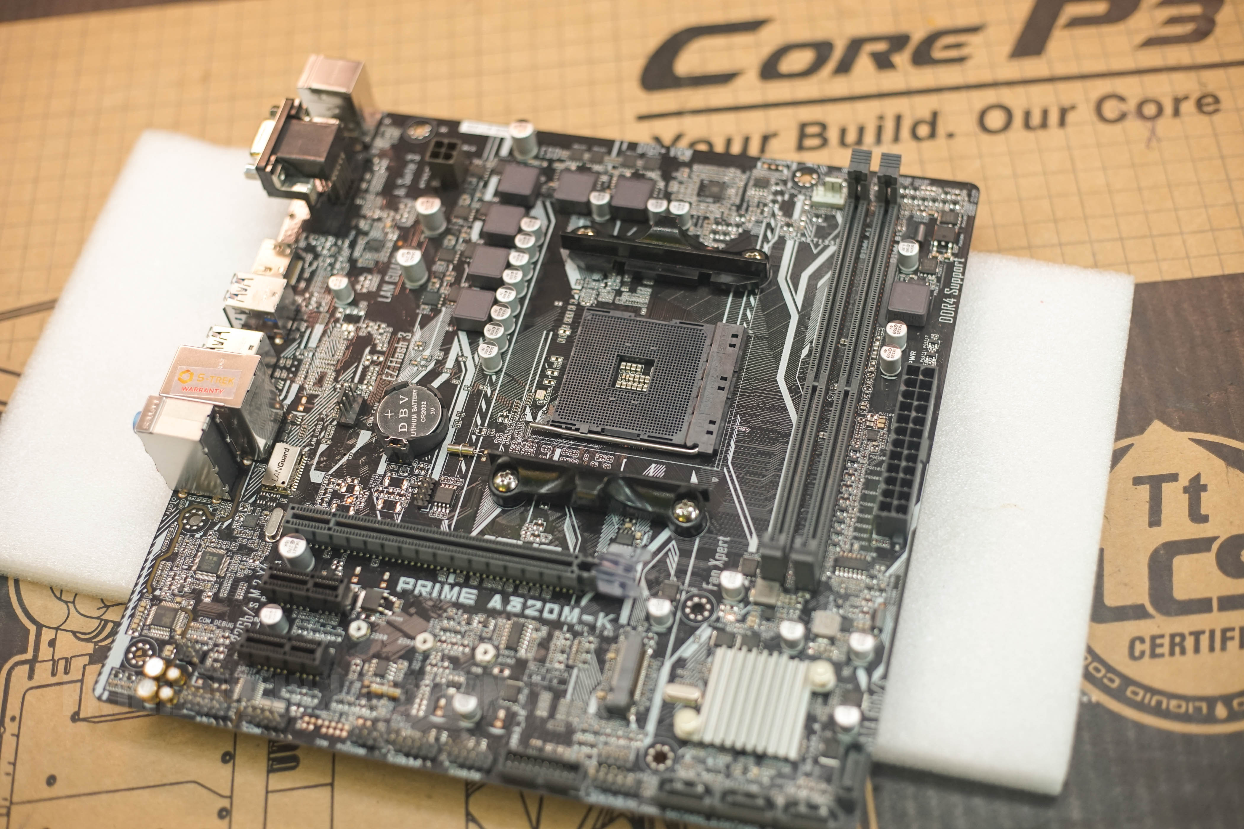 Mainboard เก่าเก็บAsus Prime A320M-K (DDR4) (SOCKET AM4) (MICRO-ATX) สำหรับขา AM4