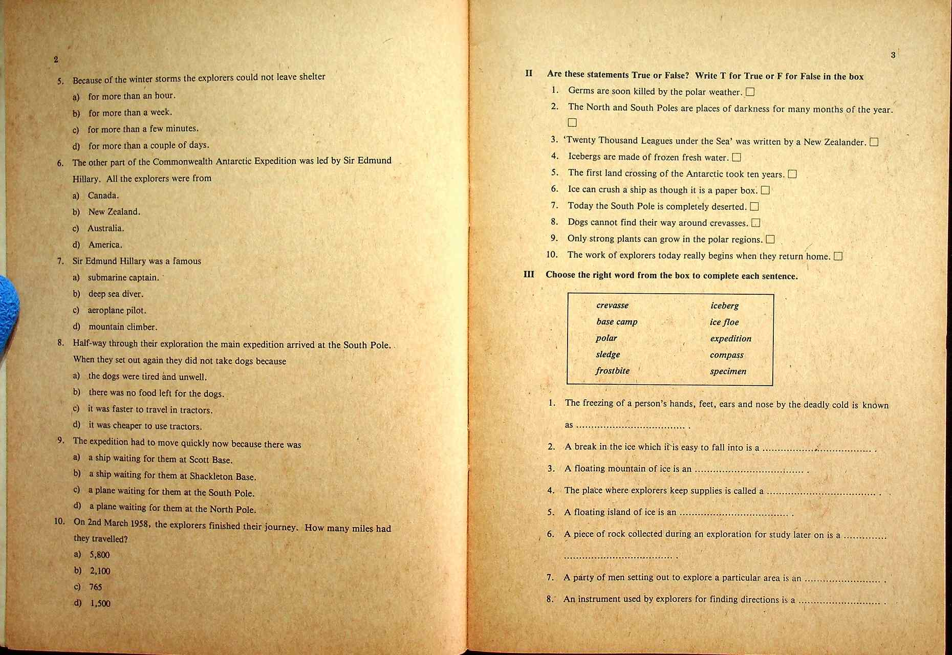 WORKBOOK EXPLORING OUR WORLD ENGLISH 513-514, 533-534 FOR M.5