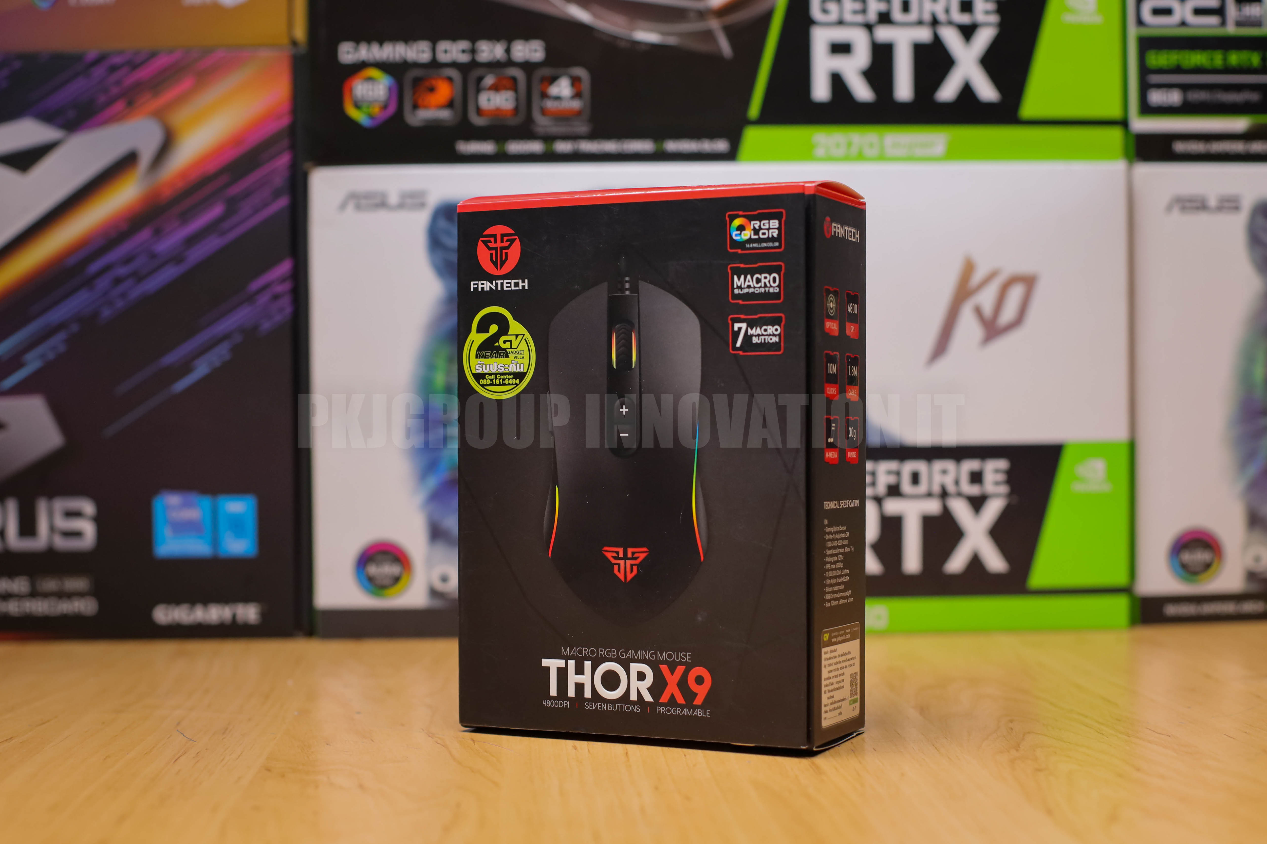 เมาส์เกมมิ่ง FANTECH THOR X9