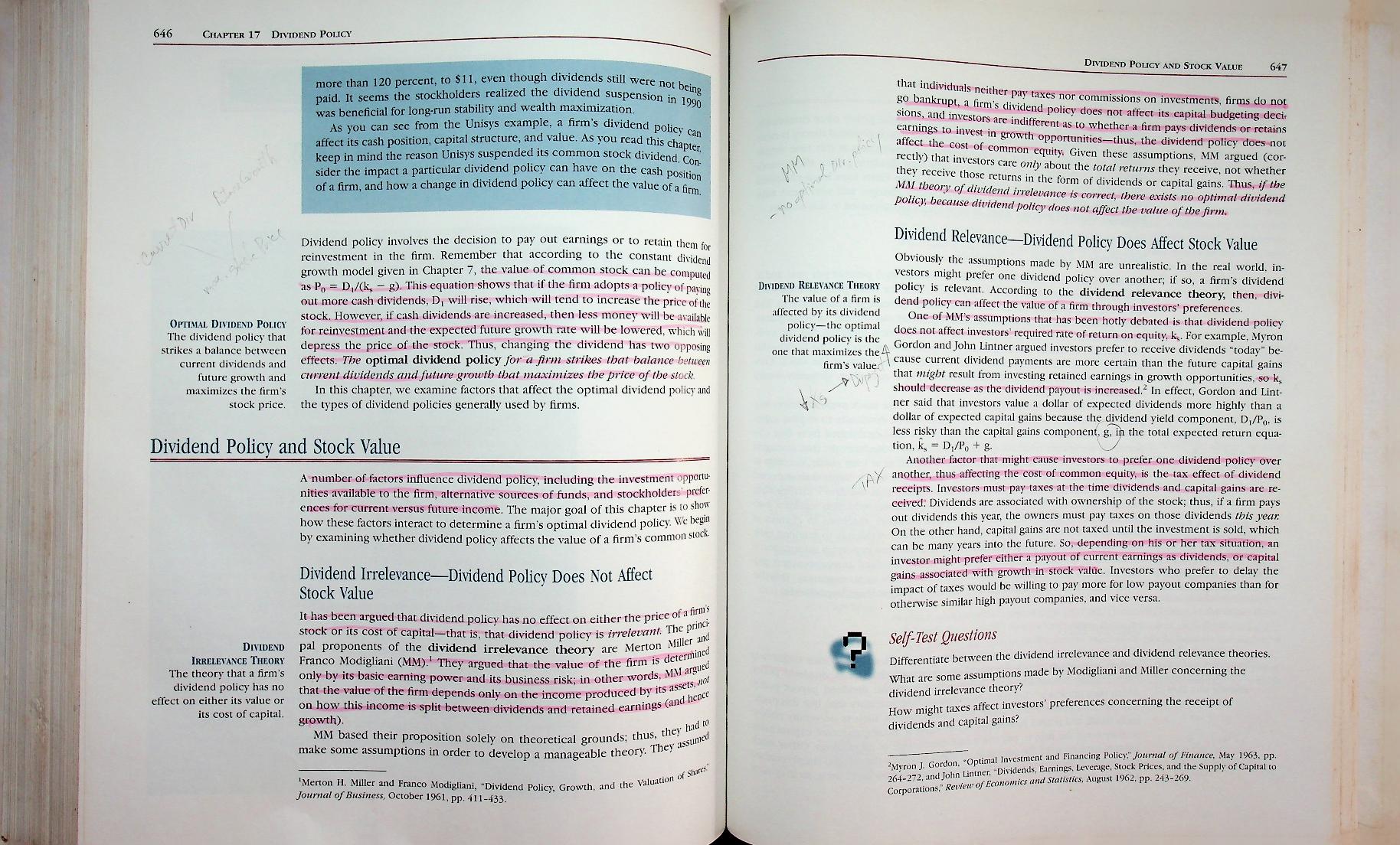 ESSENTIALS OF MANAGERIAL FINANCE