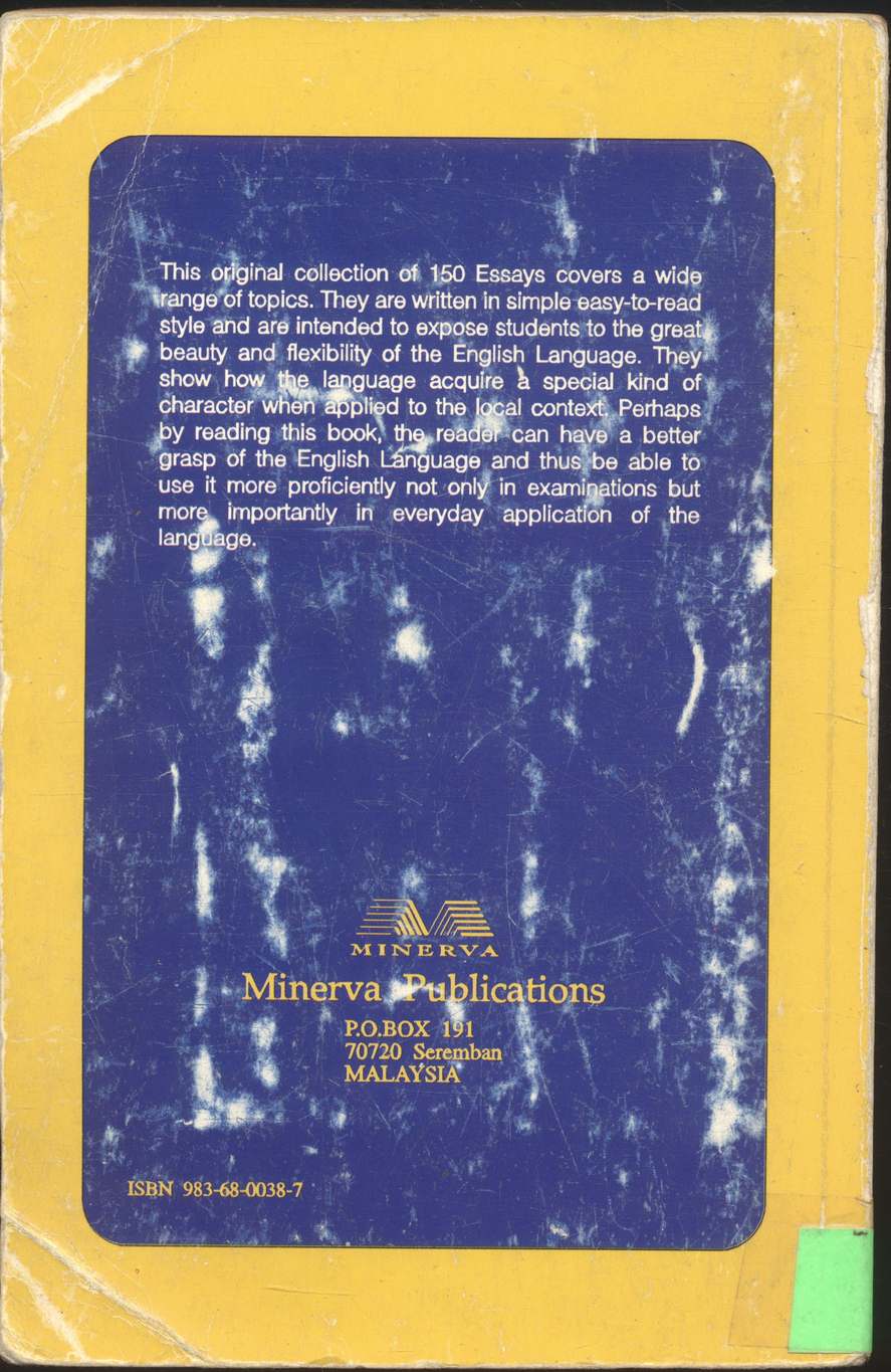 150 ENGLISH ESSAYS
