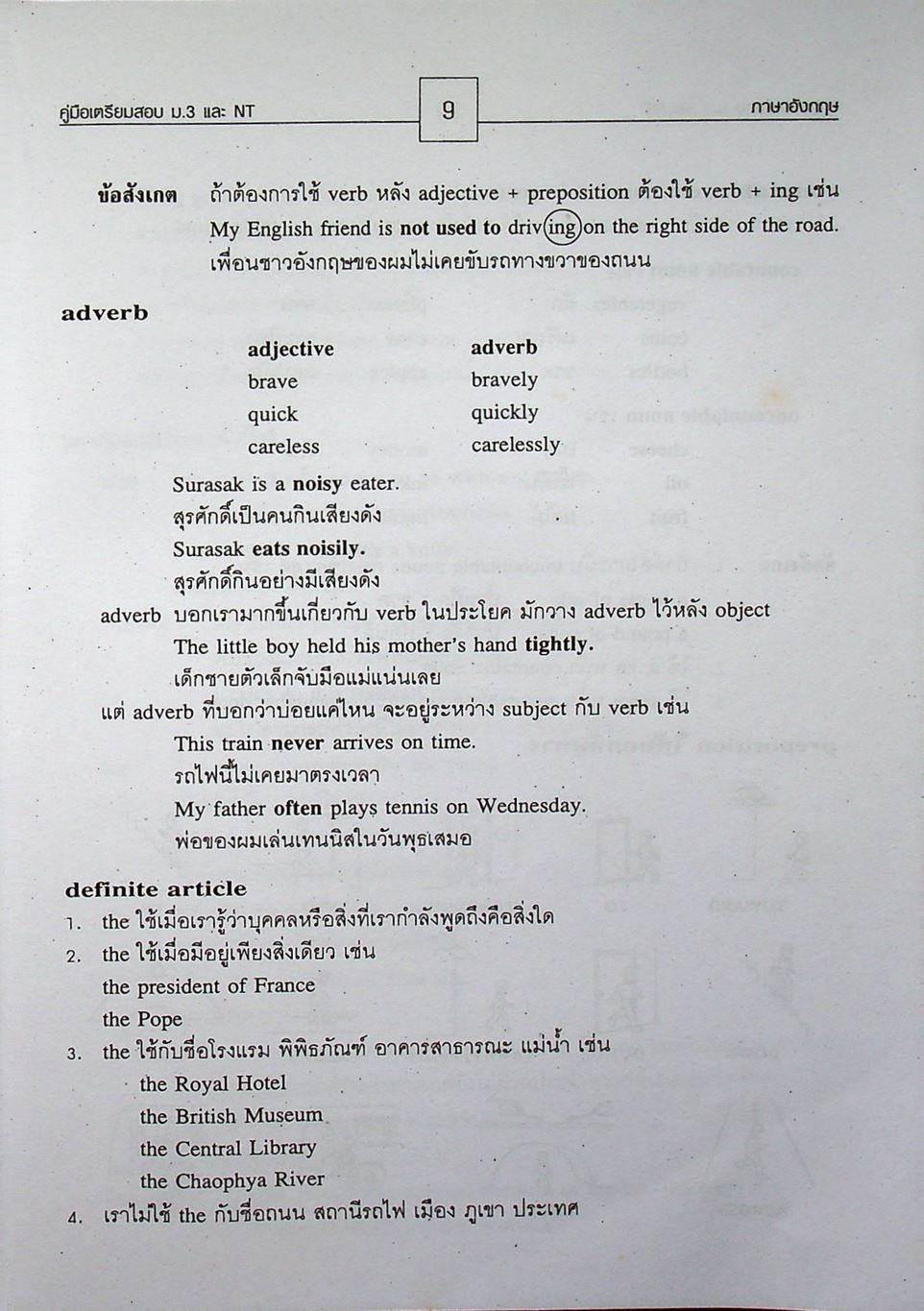คู่มือเตรียมสอบ ม.3 และ NT ม.3 วิชภาษาอังกฤษ