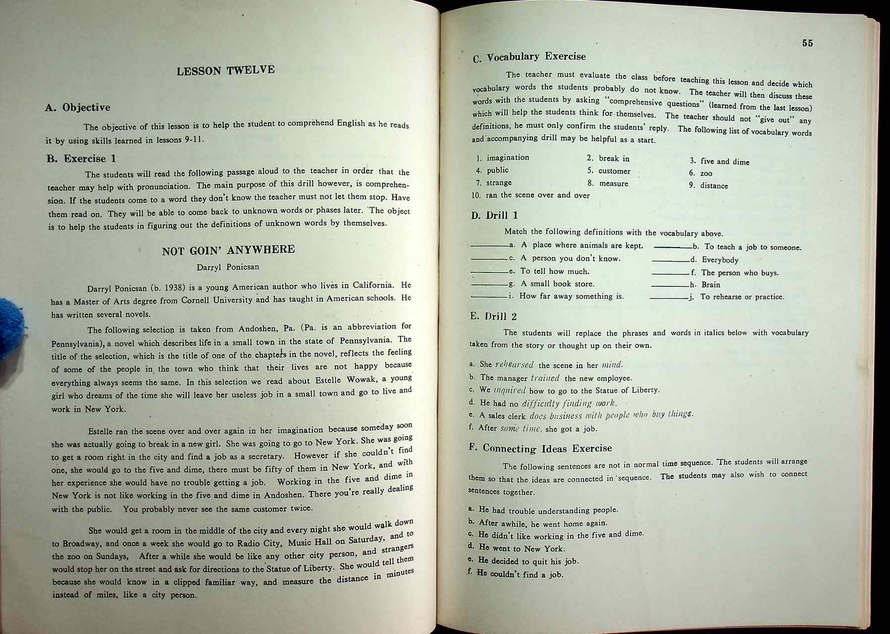 INTERMEDIATE CONVERSATIONAL ENGLISH