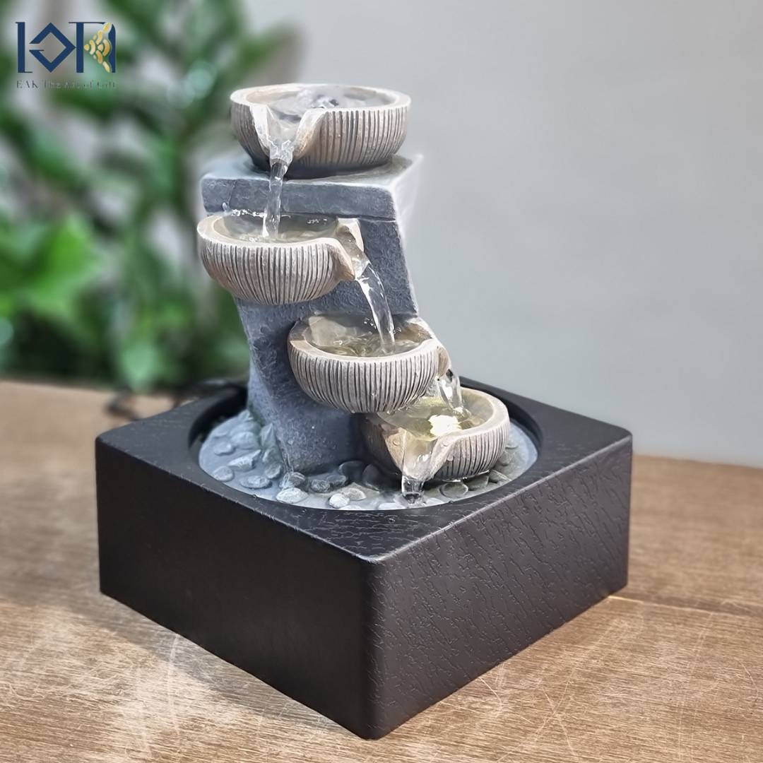 น้ำพุตั้งโต๊ะ รุ่นรหัส1206643L น้ำล้นตั้งโต๊ะเสริมฮวงจุ้ย น้ำพุตั้งโต๊ะร้านค้า น้ำล้นแต่งบ้าน