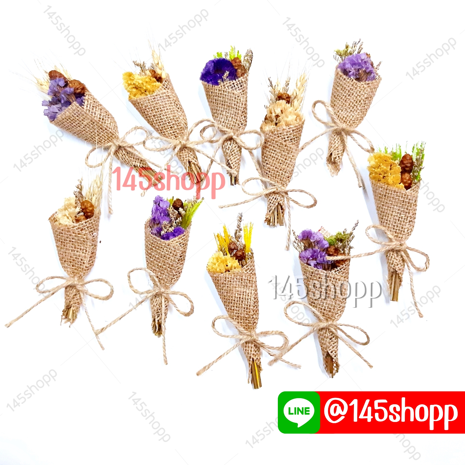 ช่อดอกไม้แห้งจิ๋ว ปัจฉิม ของขวัญวันปัจฉิม ของปัจฉิม