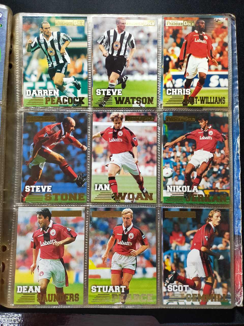 MERLIN'S PREMIER GOLD TRADING CARDS 1996-97 SEASON