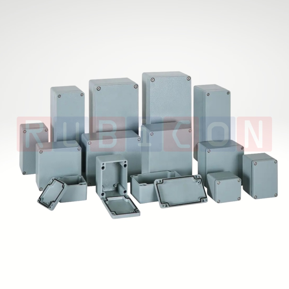 "TIBOX" LV1610-1 กล่องอลูมิเนียมพร้อม (Aluminum Enclosure IP66) Size : W100×H160×D80 mm.