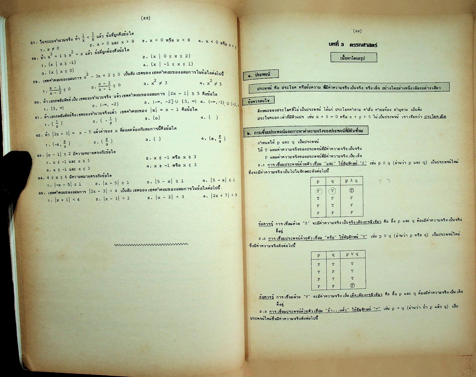 เทคนิคการทำโจทย์ข้อสอบเข้ามหาวิทยาลัย คณิตศาสตร์ ฉบับรวม ม.4-5-6 MODERN MATHS TEST