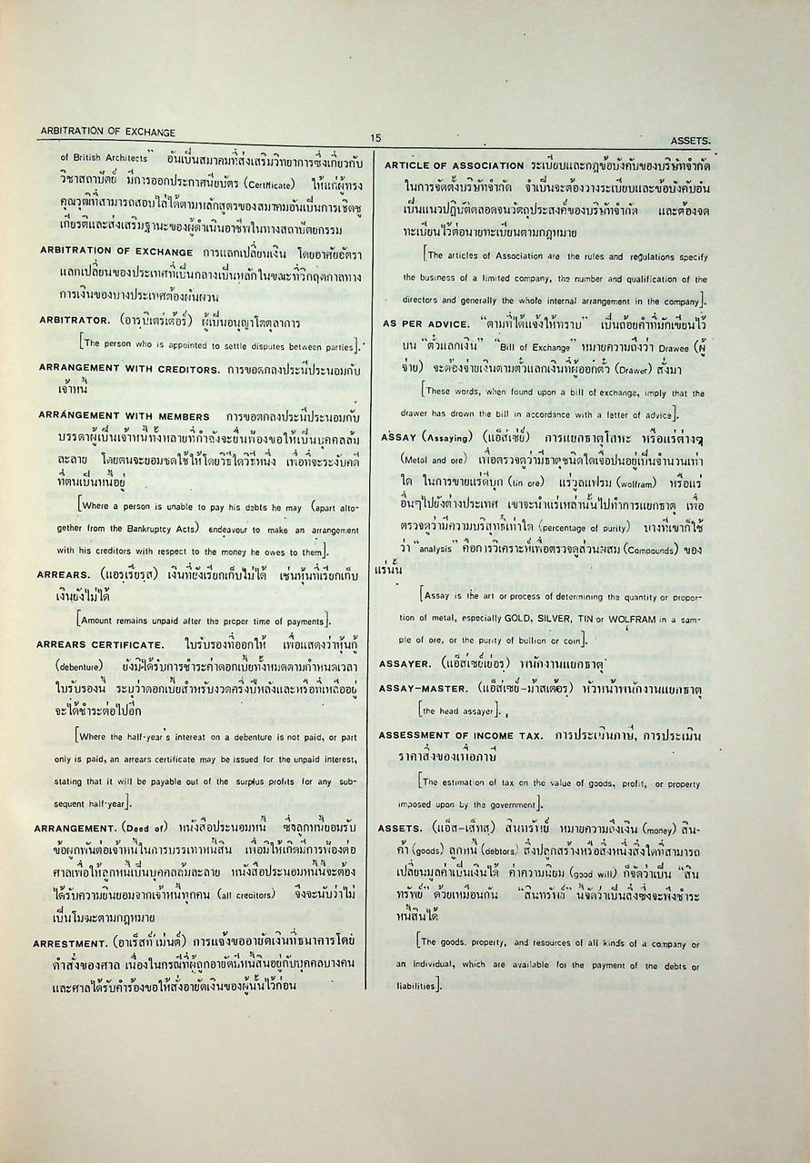 พจนานุกรม ศัพท์ธุรกิจและการธนาคาร A Complete Dictionary of Business and Banking Terms