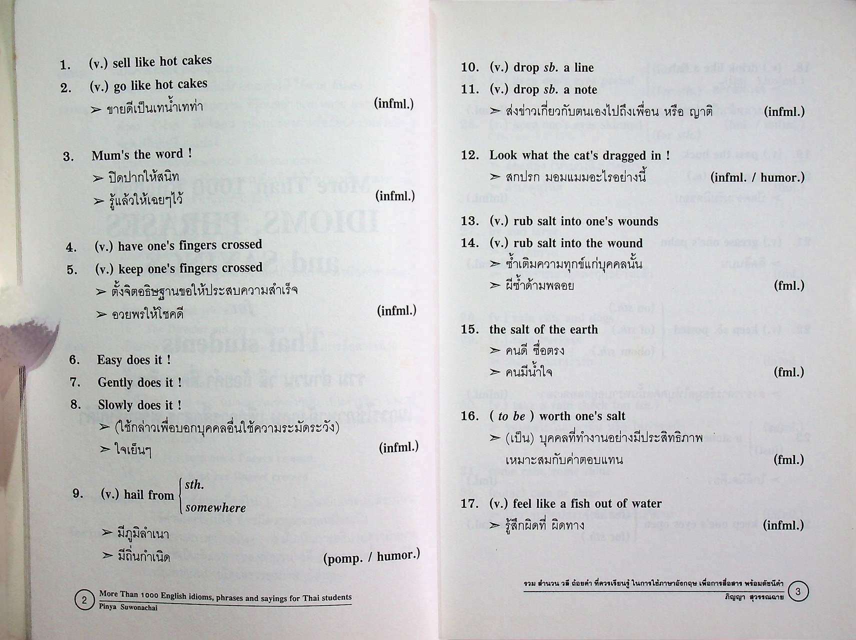 MORE THAN 1000 ENGLISH IDIOMS, PHRASES AND SAYINGS FOR THAI STUDENTS