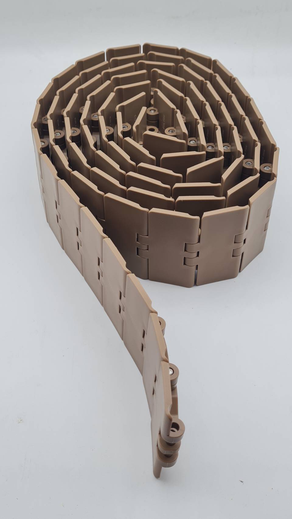 สายพานลำเลียงแบบทางตรง Top chain 820K325 สำหรับโรงงานน้ำดื่มและระบบขนถ่ายวัสดุยาว 3เมตร