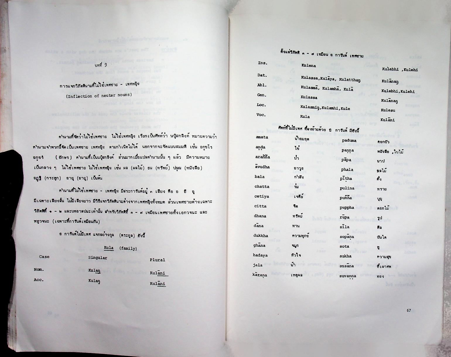 บาลีเบื้องต้น