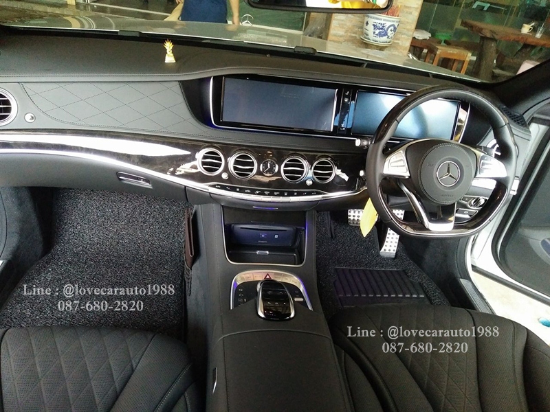 รับตัดพรมปูพื้นรถยนต์ Benz S500 W222