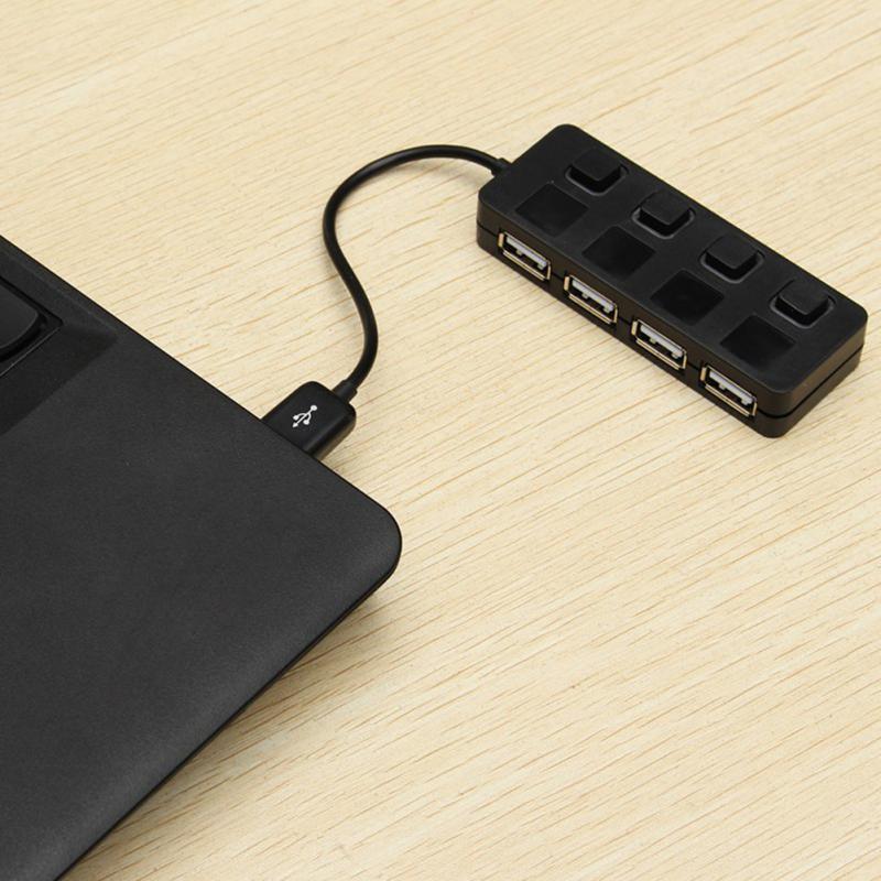 GOOJODOQ 4-Port USB HUB 2.0 มีสวิทซ์แยก
