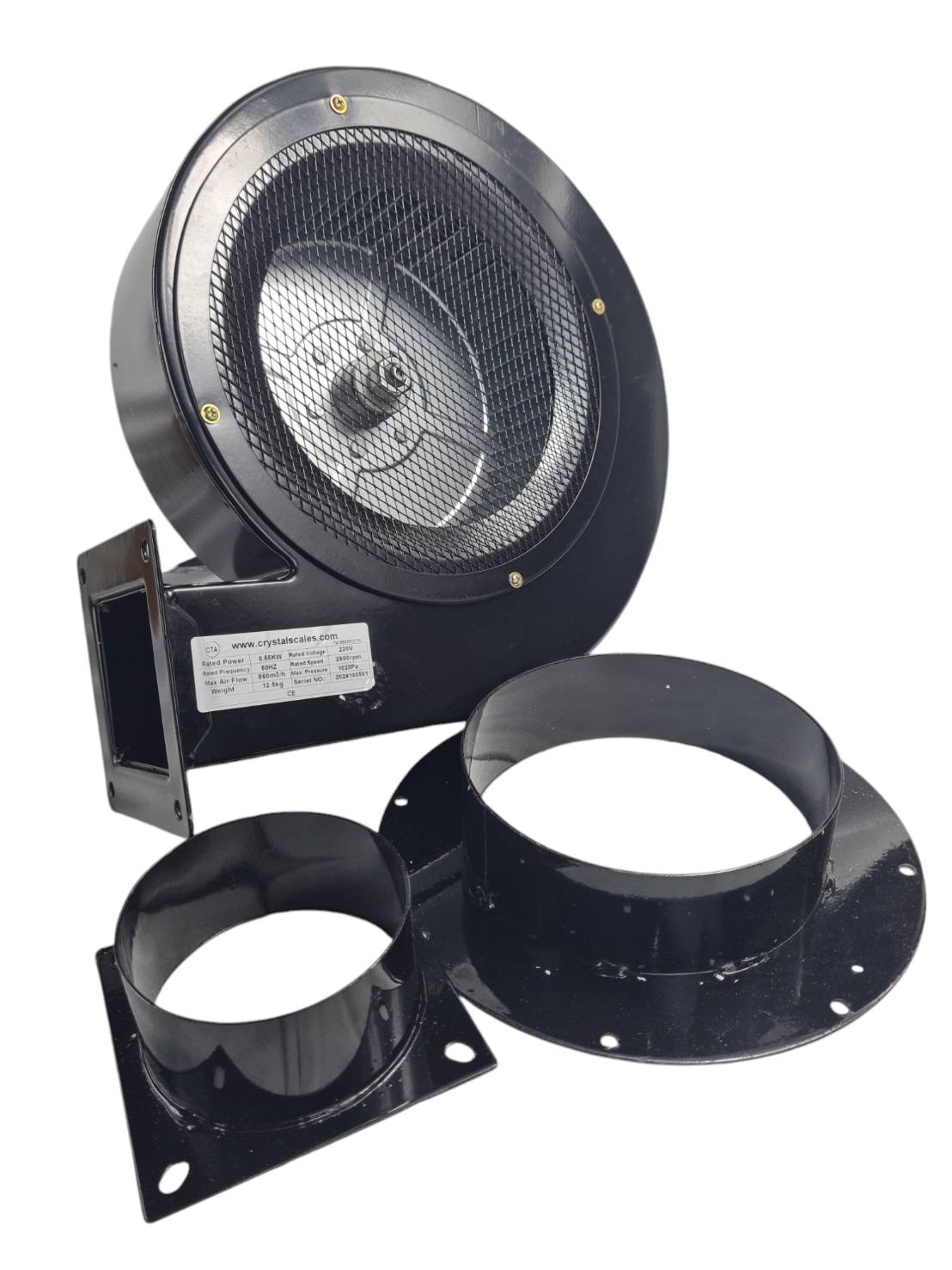 พัดลมโบลเวอร์ 380v 550w (2/3 HP) พัดลมหอยโข่ง โบล์เวอร์อุตสาหกรรม สำหรับงานเป่าและงานดูดลม