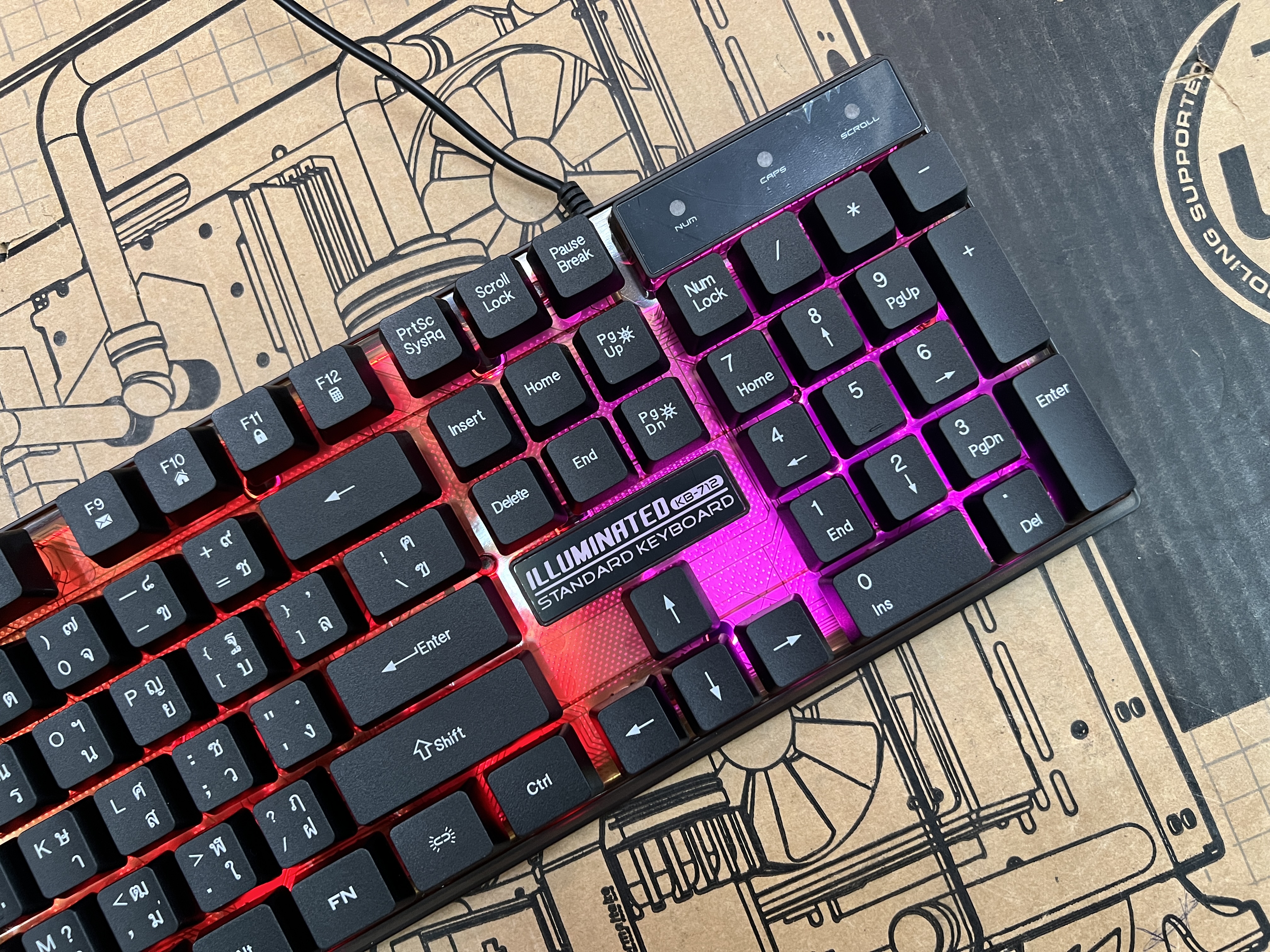 แนะนำคีย์บอร์ดเล่นเกมส์ Signo KB-712 ราคาประหยัด แต่โครตน่าใช้