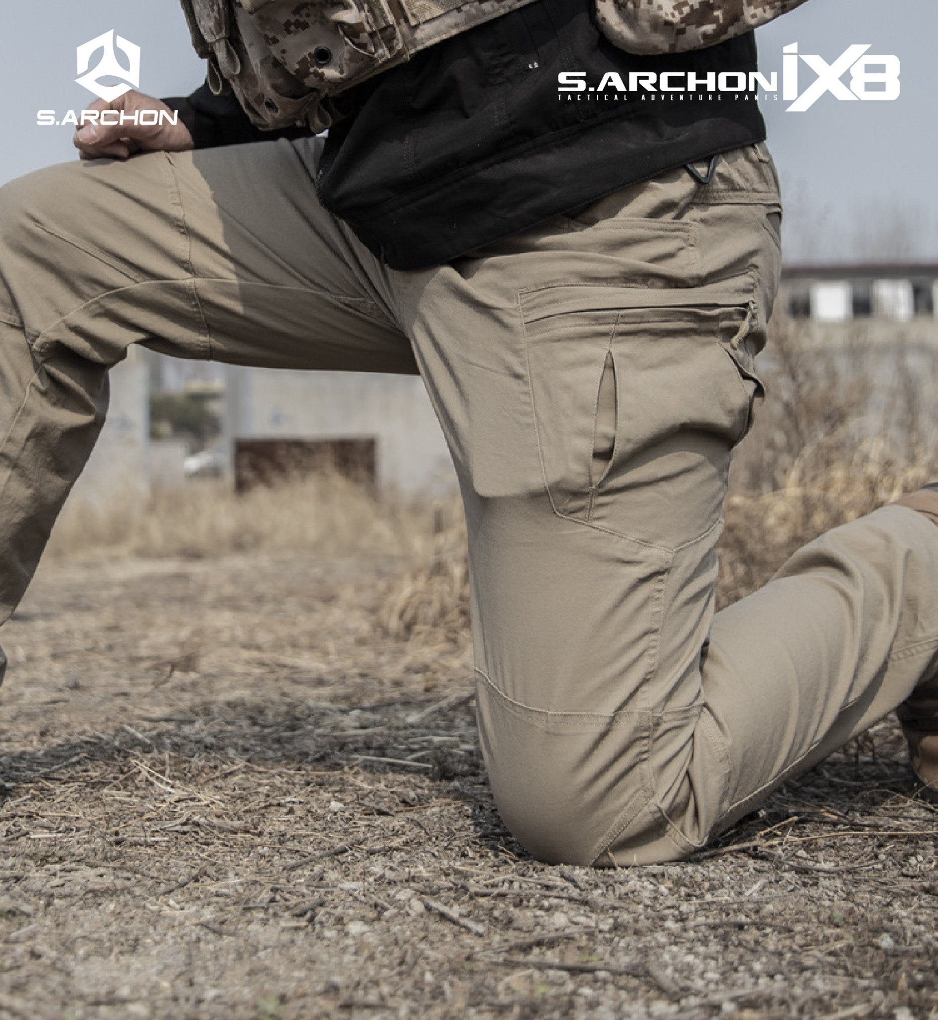 🇹🇭 108 ไทยแลนด์ แทคติคอล กางเกง S.Archon รุ่น IX8 ผ้ายืด