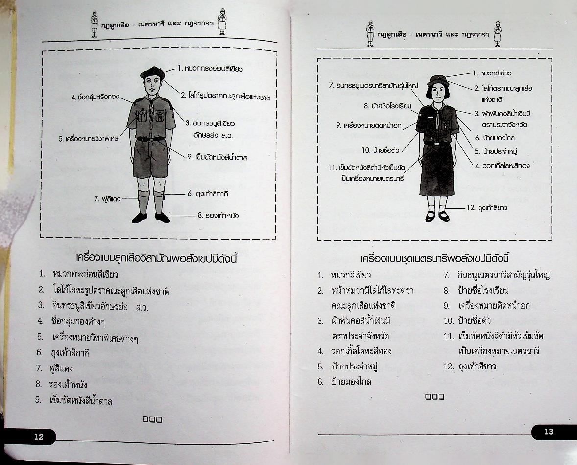 กฎลูกเสือ - เนตรนารี และ กฎจราจร