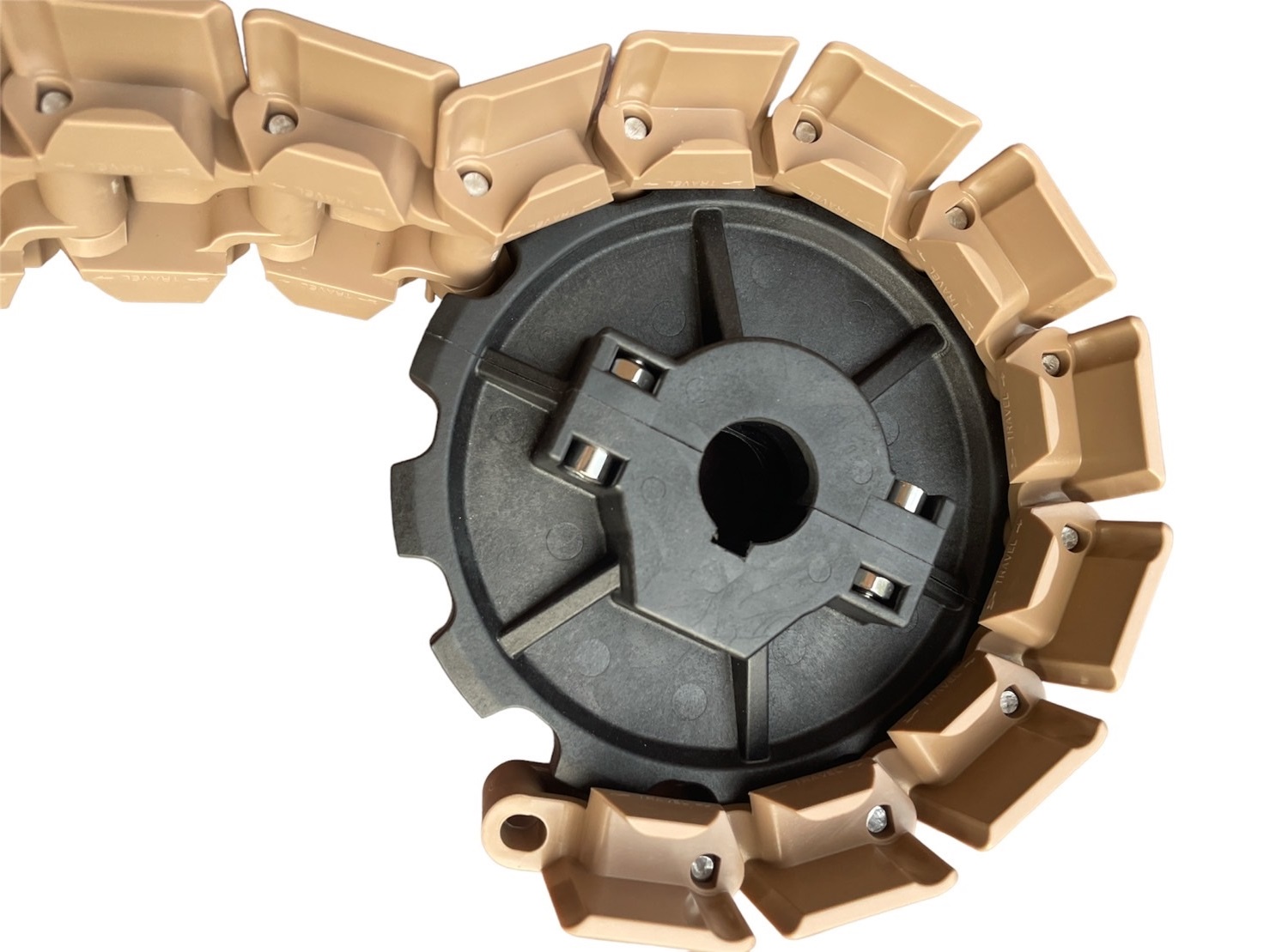 Har820 CNC machine sprocket idler sprocket diameter 129mm ลูกล้อตามใช้กับTop chain 820 ส่งภายในประเทศไทย