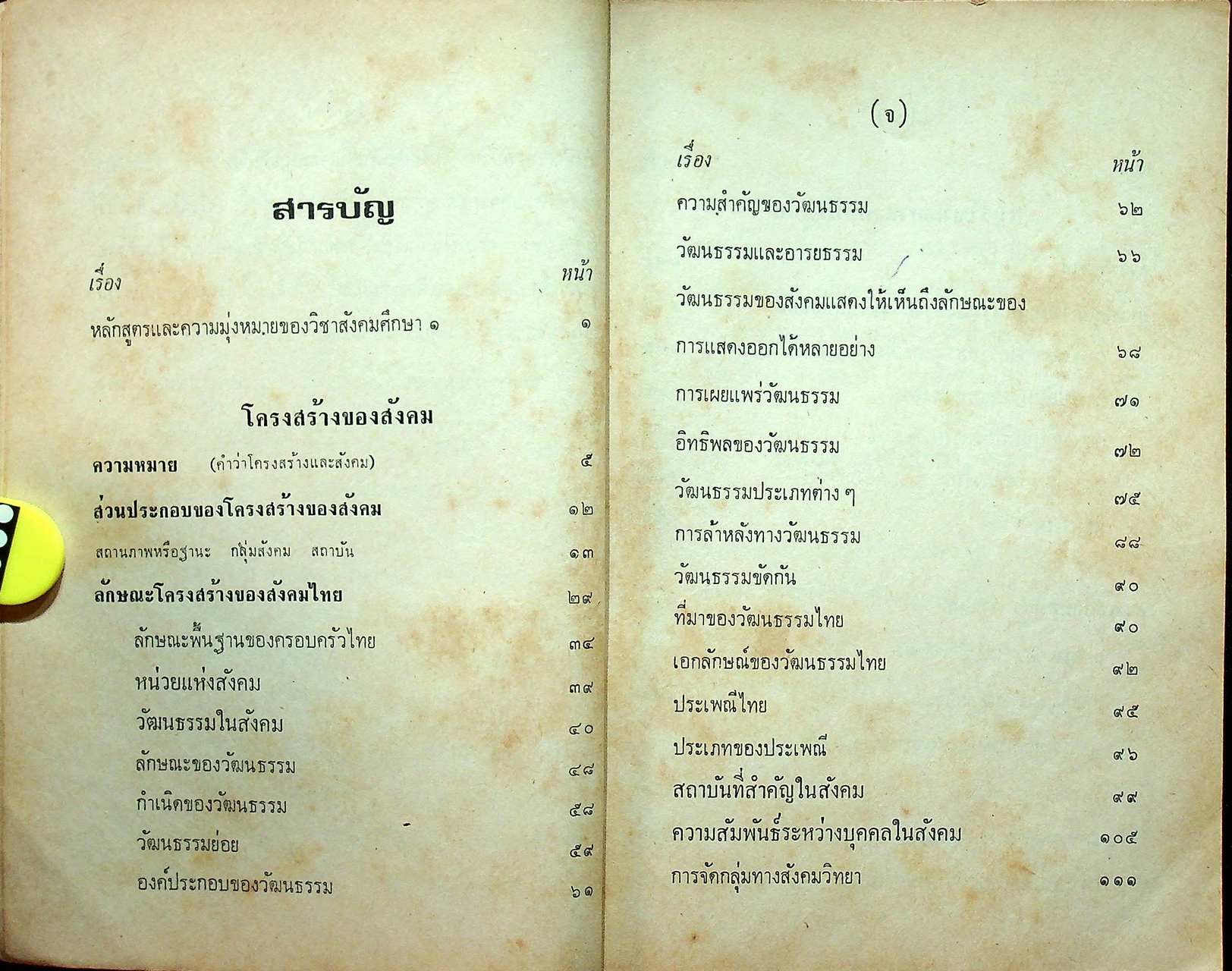 สังคมวิทยาเบื้องต้น