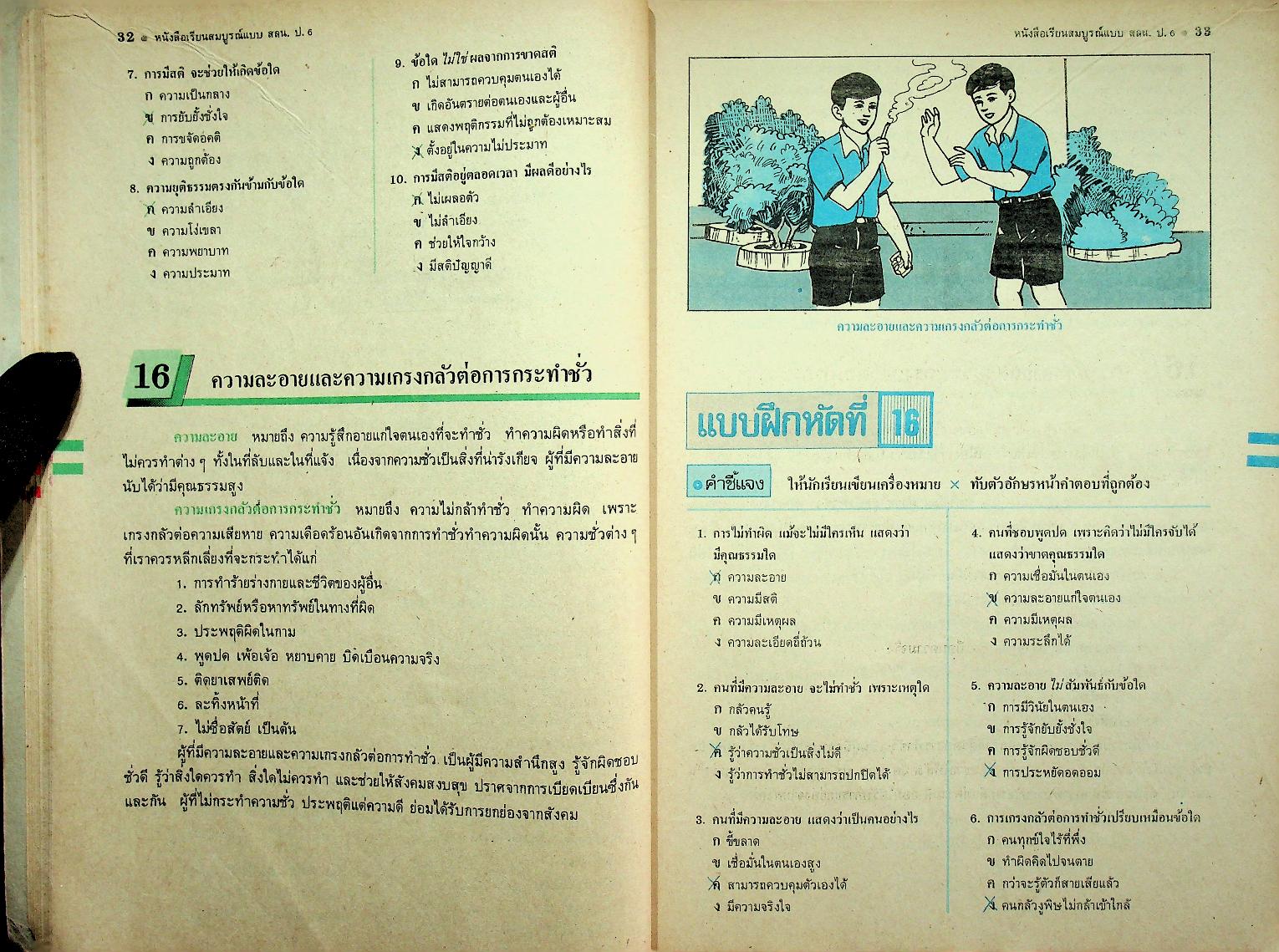 คู่มือครู-เฉลย หนังสือเรียนสมบูรณ์แบบ สลน. ชั้นประถมศึกษาปีที่ 6