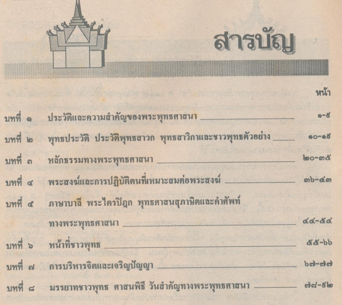 คู่มือครูสังคมศึกษา รายวิชา ส ๐๑๑๑ พระพุทธศาสนา ชั้นมัธยมศึกษาปีที่ ๒ (ม.๒)