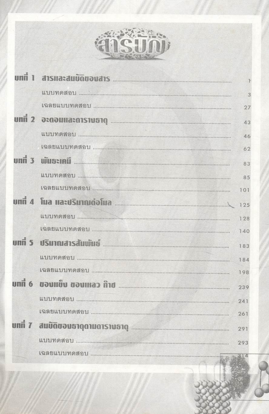 โจทย์เคมี ม.4-5-6