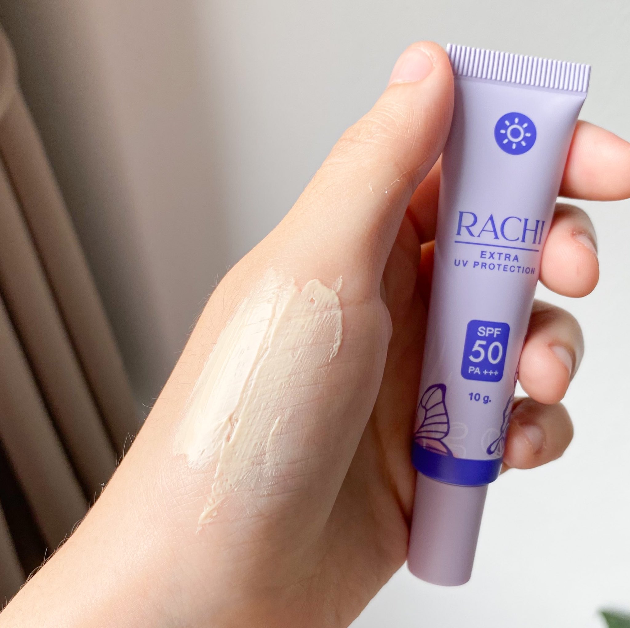 ครีมกันแดดราชิ กันแดดหน้า RACHI SPF 50PA+++ 10กรัม