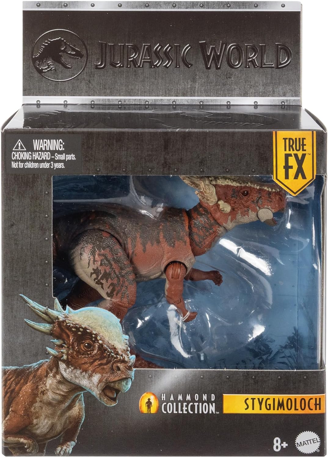 **MTS Toys**Mattel Jurassic World Hammond Collection : JDJ10 Stygimoloch [True FX] [ความยาวจากหัวถึงหาง 20 ซ.ม.]
